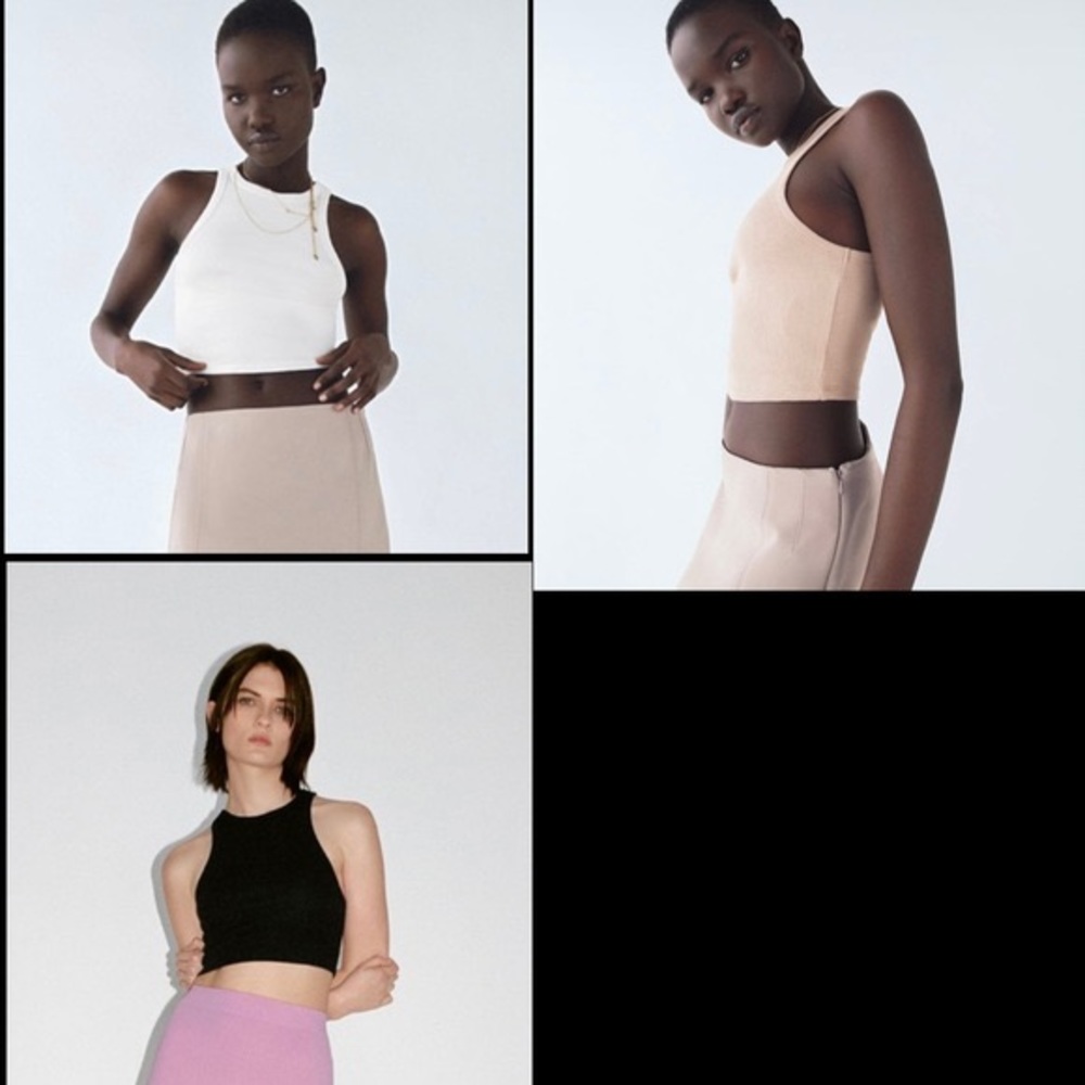 ZARA Cropped Tank Tops